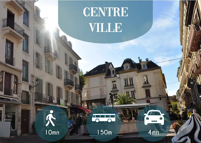 Appartements Le 56, Calme, Entre Ville Et Lac - Sejouraixlesbains